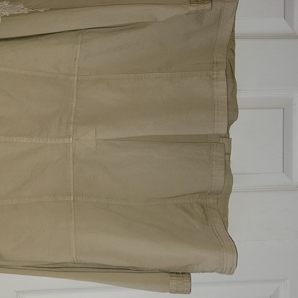 Chicos floral applique tan utility jacket size xl - Picture 12 of 16